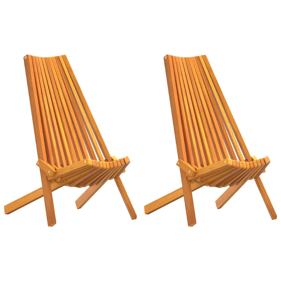 Stoel 2 Pcs Bruin 69 X 56 X 84 Cm Massief Acaciahout