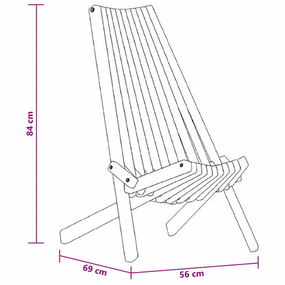 Stoel 2 Pcs Bruin 69 X 56 X 84 Cm Massief Acaciahout
