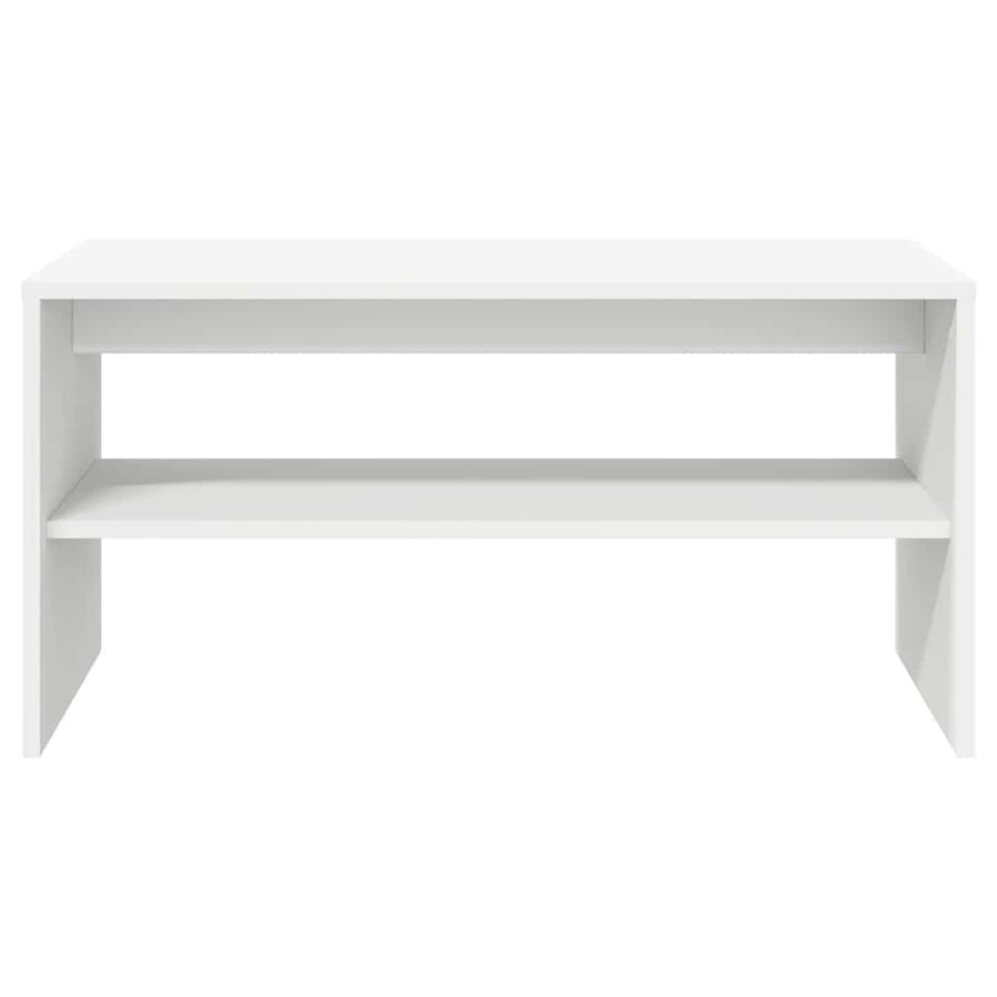 Tv-meubel 60x40x40 cm bewerkt hout wit