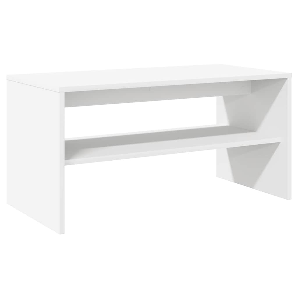 Tv-meubel 60x40x40 cm bewerkt hout wit