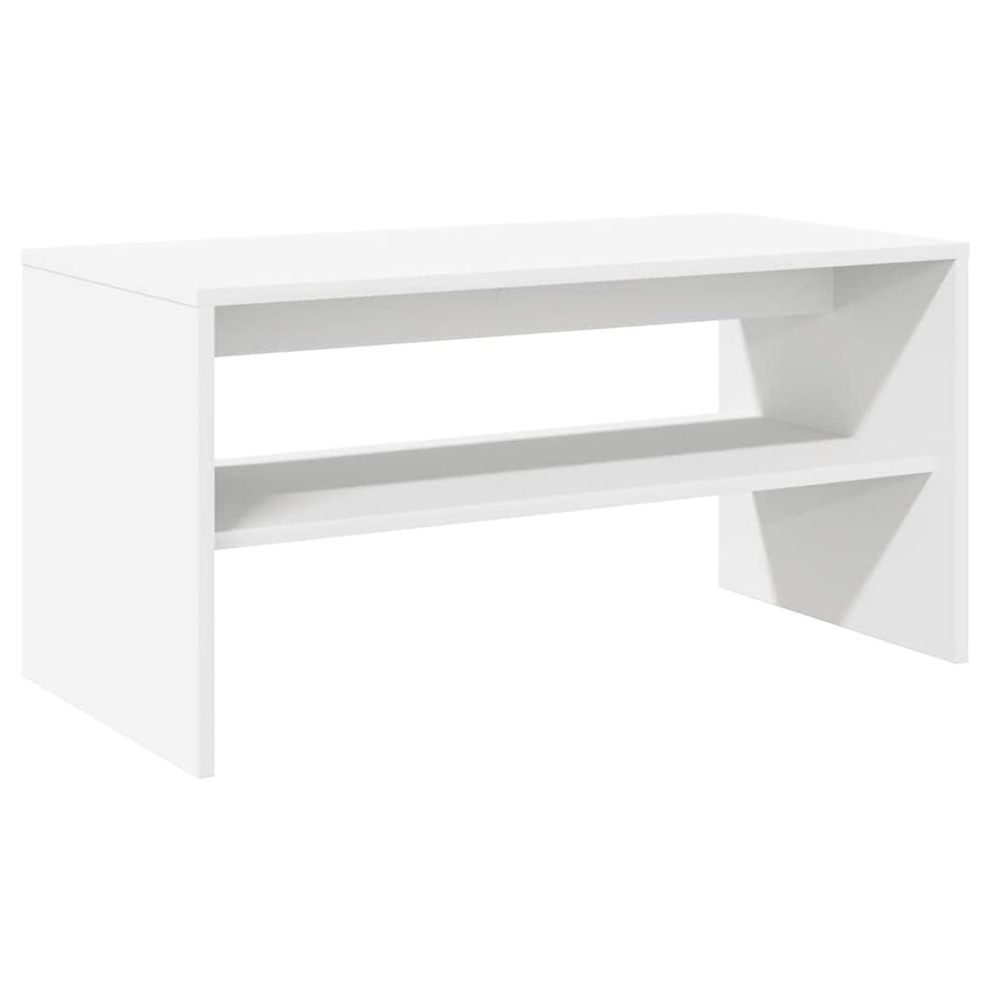 Tv-meubel 60x40x40 cm bewerkt hout wit
