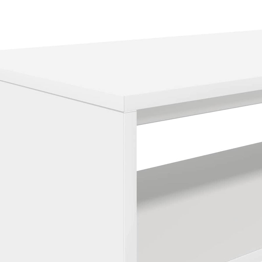 Tv-meubel 60x40x40 cm bewerkt hout wit