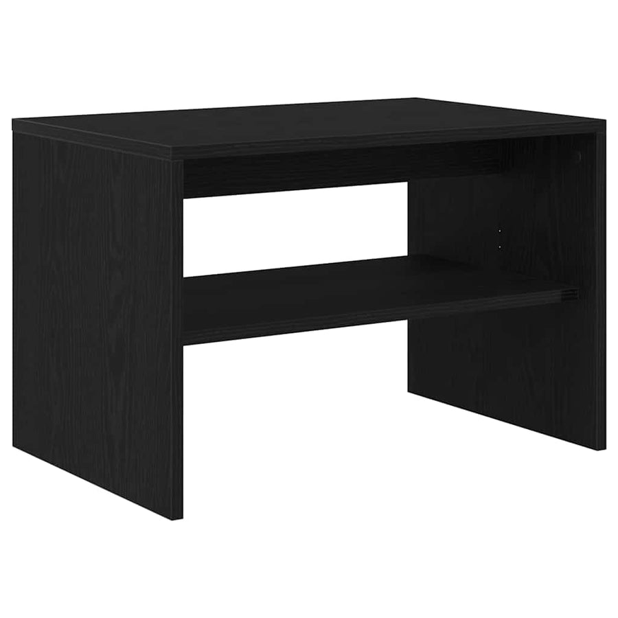 Tv-meubel 60x40x40 cm spaanplaat zwart eikenkleurig