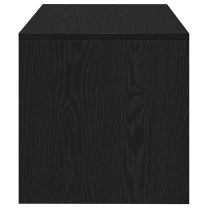 Tv-meubel 60x40x40 cm spaanplaat zwart eikenkleurig