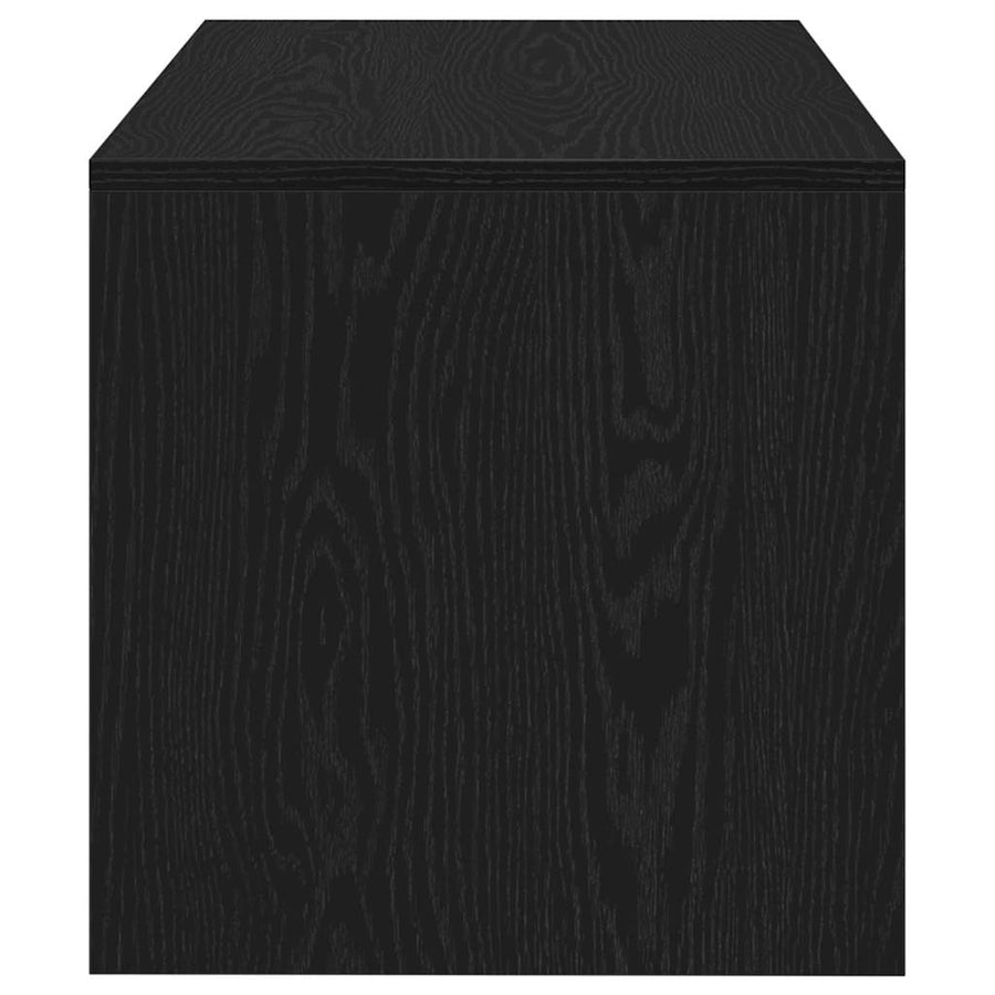 Tv-meubel 60x40x40 cm spaanplaat zwart eikenkleurig