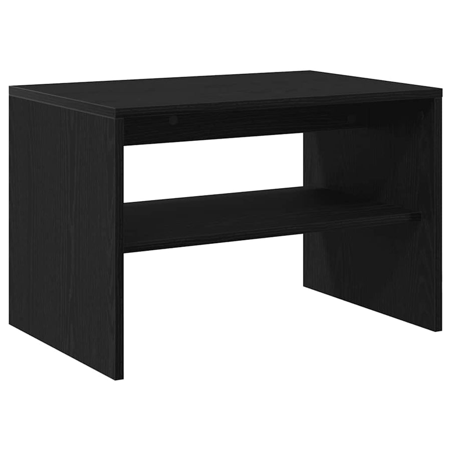 Tv-meubel 60x40x40 cm spaanplaat zwart eikenkleurig