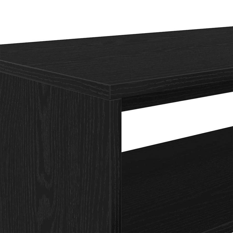 Tv-meubel 60x40x40 cm spaanplaat zwart eikenkleurig