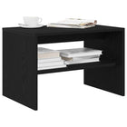 TV cabinet 60x40x40 cm chipboard black oak-colored