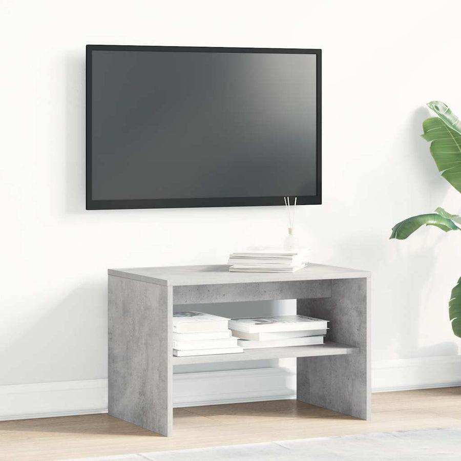 Tv-meubel 60x40x40 cm bewerkt hout betongrijs