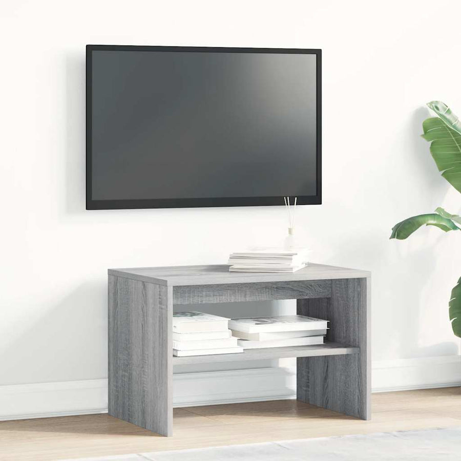 Tv-meubel 60x40x40 cm bewerkt hout grijs sonoma eikenkleurig