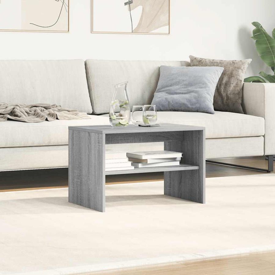 Tv-meubel 60x40x40 cm bewerkt hout grijs sonoma eikenkleurig