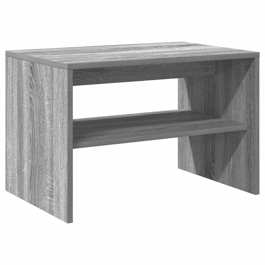 Tv-meubel 60x40x40 cm bewerkt hout grijs sonoma eikenkleurig