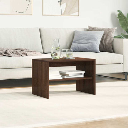 Tv-meubel 60x40x40 cm bewerkt hout bruin eikenkleur