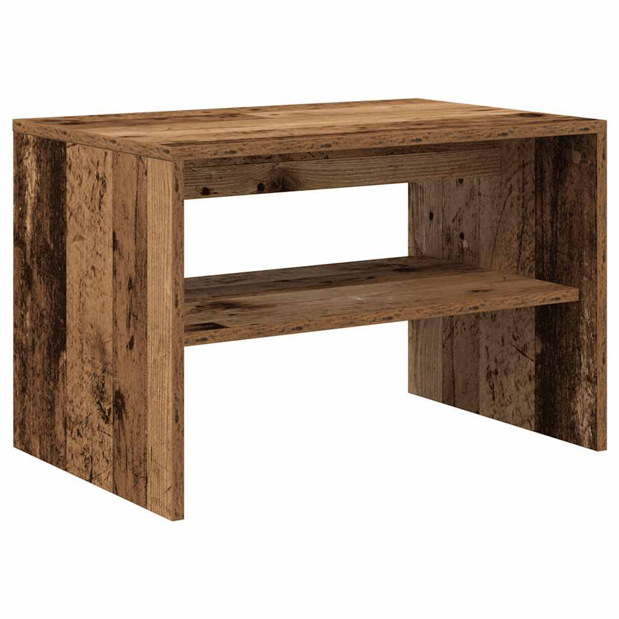 Tv-meubel 60x40x40 cm bewerkt hout oud houtkleurig