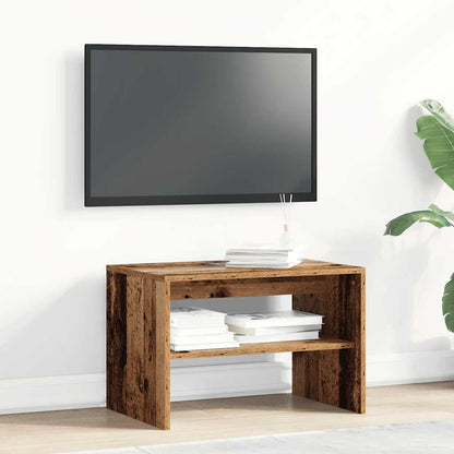 Tv-meubel 60x40x40 cm bewerkt hout oud houtkleurig