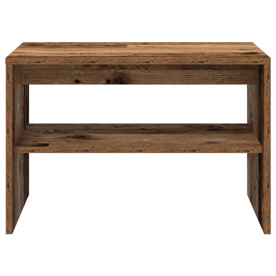 Tv-meubel 60x40x40 cm bewerkt hout oud houtkleurig