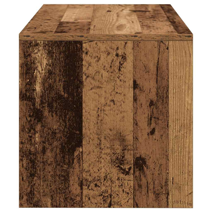 Tv-meubel 60x40x40 cm bewerkt hout oud houtkleurig