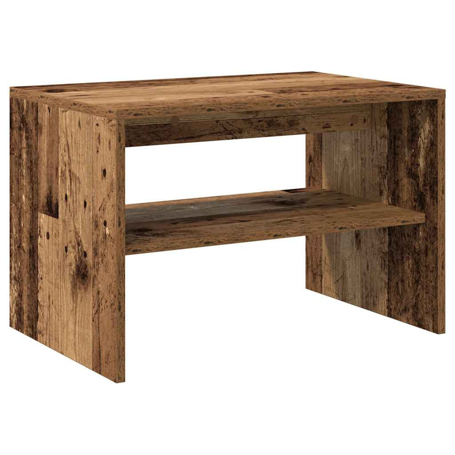 Tv-meubel 60x40x40 cm bewerkt hout oud houtkleurig