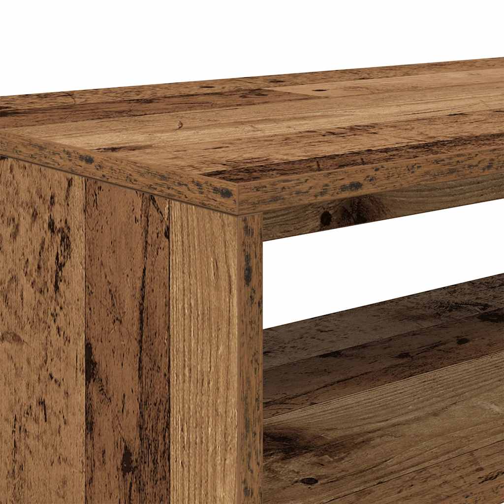 Tv-meubel 60x40x40 cm bewerkt hout oud houtkleurig