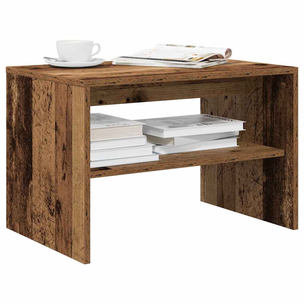 Tv-meubel 60x40x40 cm bewerkt hout oud houtkleurig