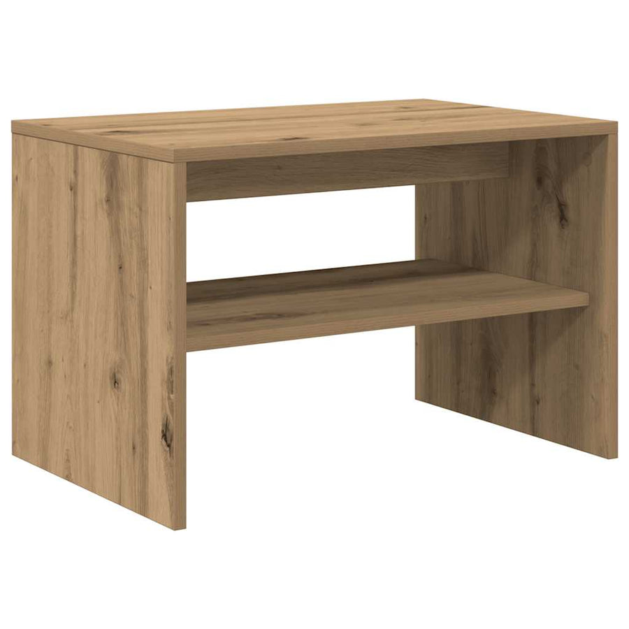 Tv-meubel 60x40x40 cm bewerkt hout artisanaal eikenkleur