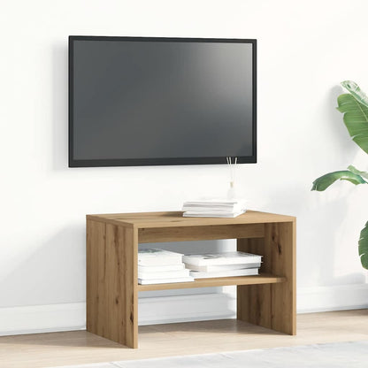 Tv-meubel 60x40x40 cm bewerkt hout artisanaal eikenkleur