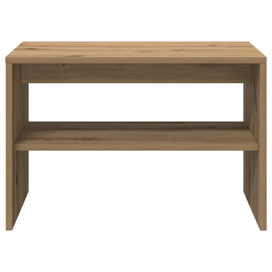 Tv-meubel 60x40x40 cm bewerkt hout artisanaal eikenkleur