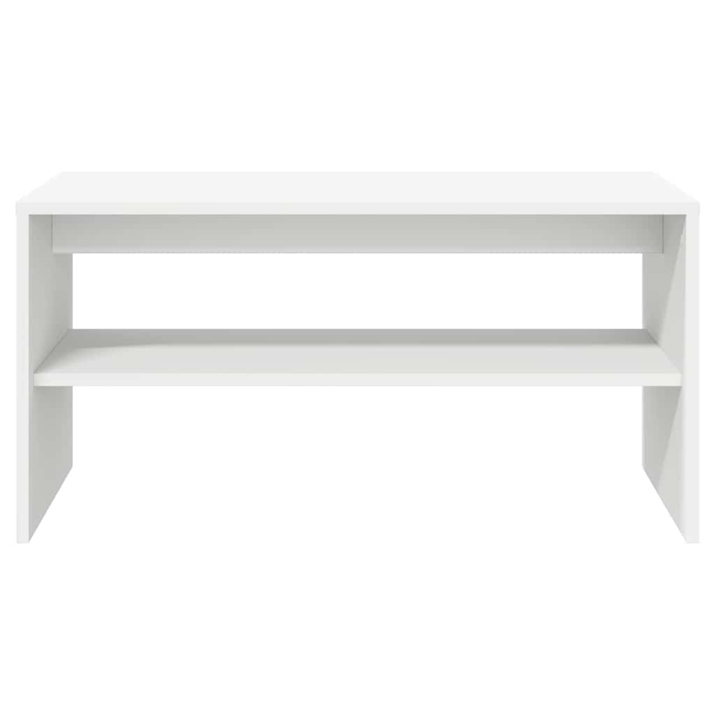 Tv-meubel 80x40x40 cm bewerkt hout wit