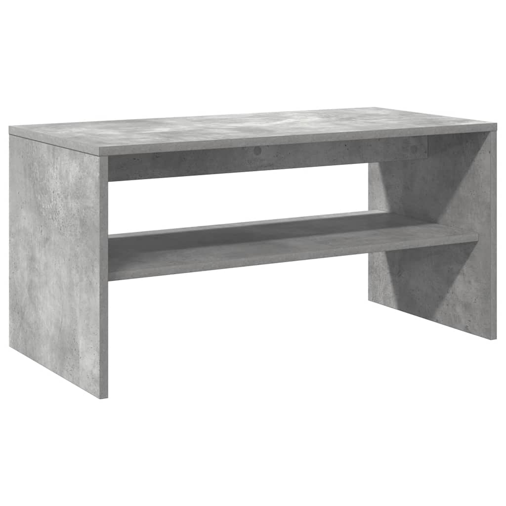 Tv-meubel 80x40x40 cm bewerkt hout betongrijs