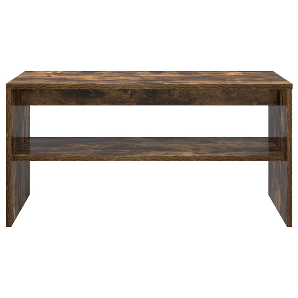 Tv-meubel 80x40x40 cm bewerkt hout gerookt eikenkleurig
