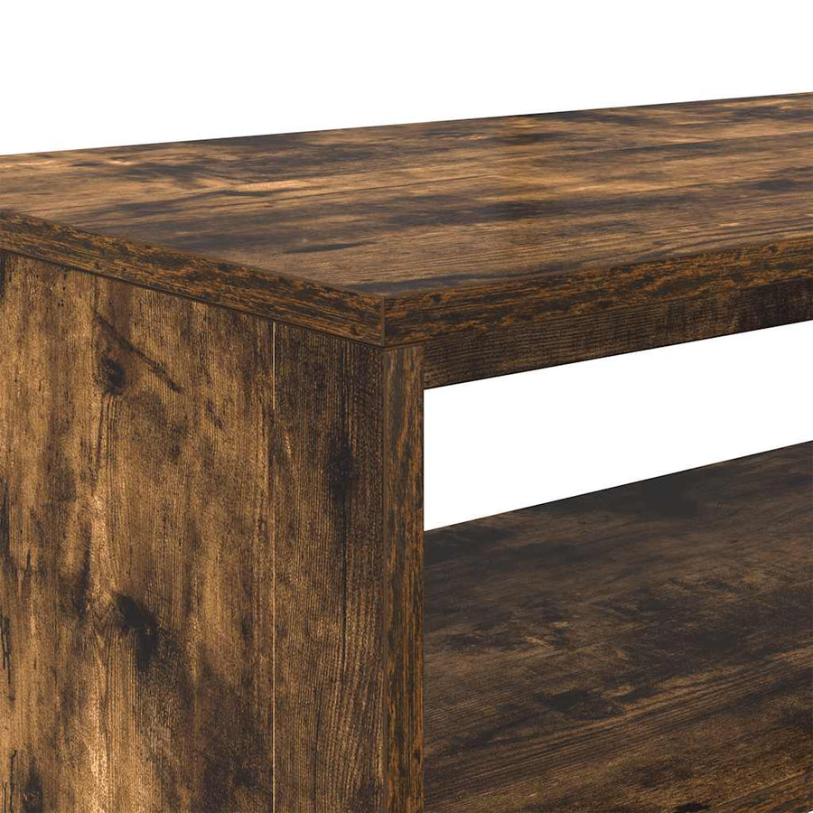 Tv-meubel 80x40x40 cm bewerkt hout gerookt eikenkleurig