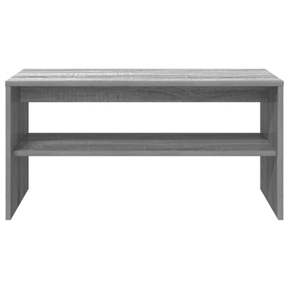 Tv-meubel 80x40x40 cm bewerkt hout grijs sonoma eikenkleurig