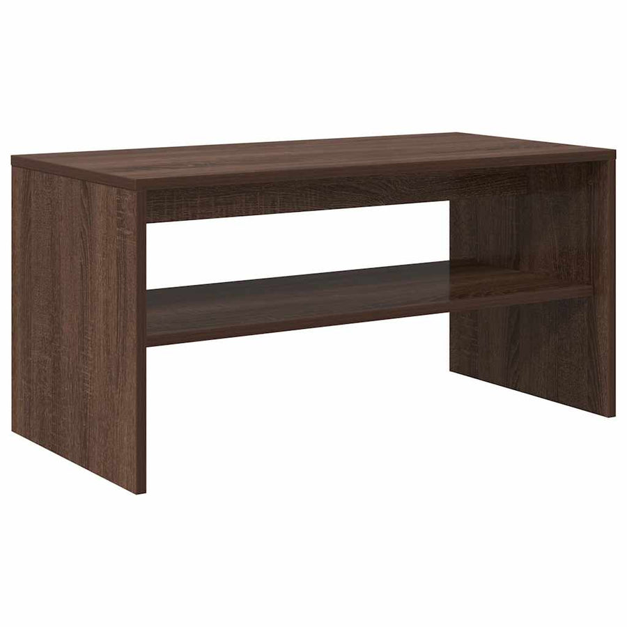 Tv-meubel 80x40x40 cm bewerkt hout bruin eikenkleur
