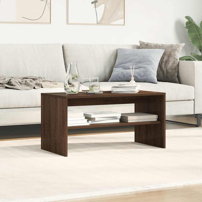 Tv-meubel 80x40x40 cm bewerkt hout bruin eikenkleur