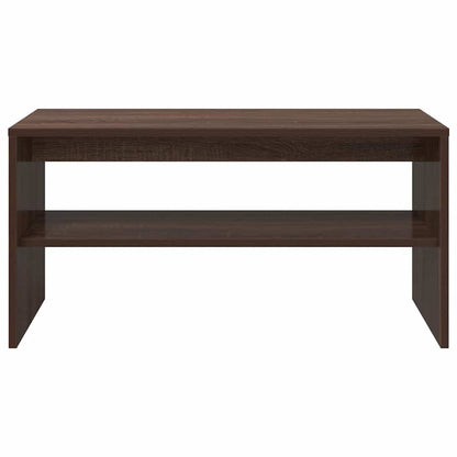 Tv-meubel 80x40x40 cm bewerkt hout bruin eikenkleur