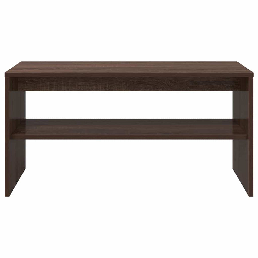 Tv-meubel 80x40x40 cm bewerkt hout bruin eikenkleur