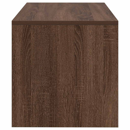 Tv-meubel 80x40x40 cm bewerkt hout bruin eikenkleur