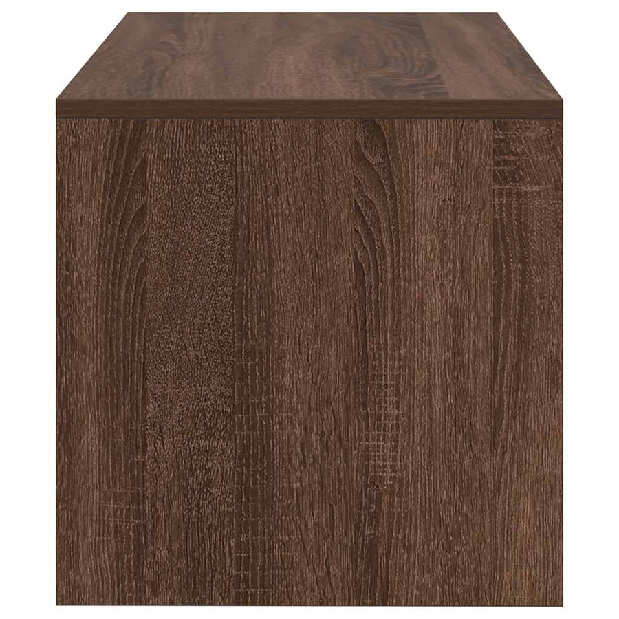Tv-meubel 80x40x40 cm bewerkt hout bruin eikenkleur