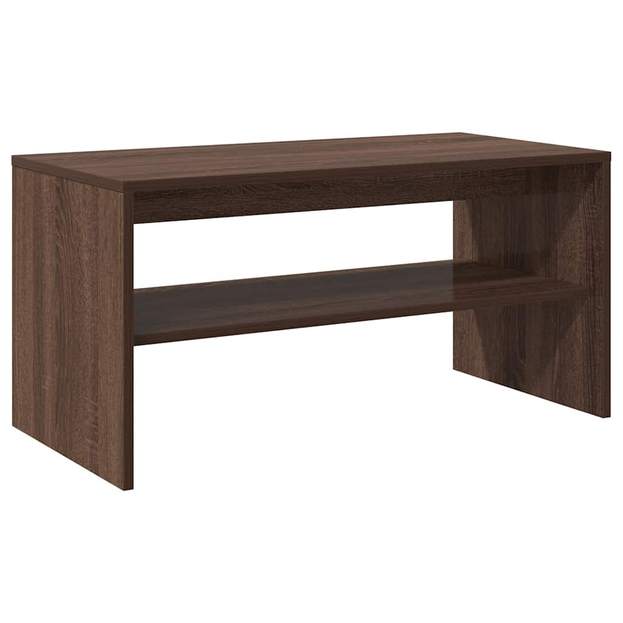 Tv-meubel 80x40x40 cm bewerkt hout bruin eikenkleur