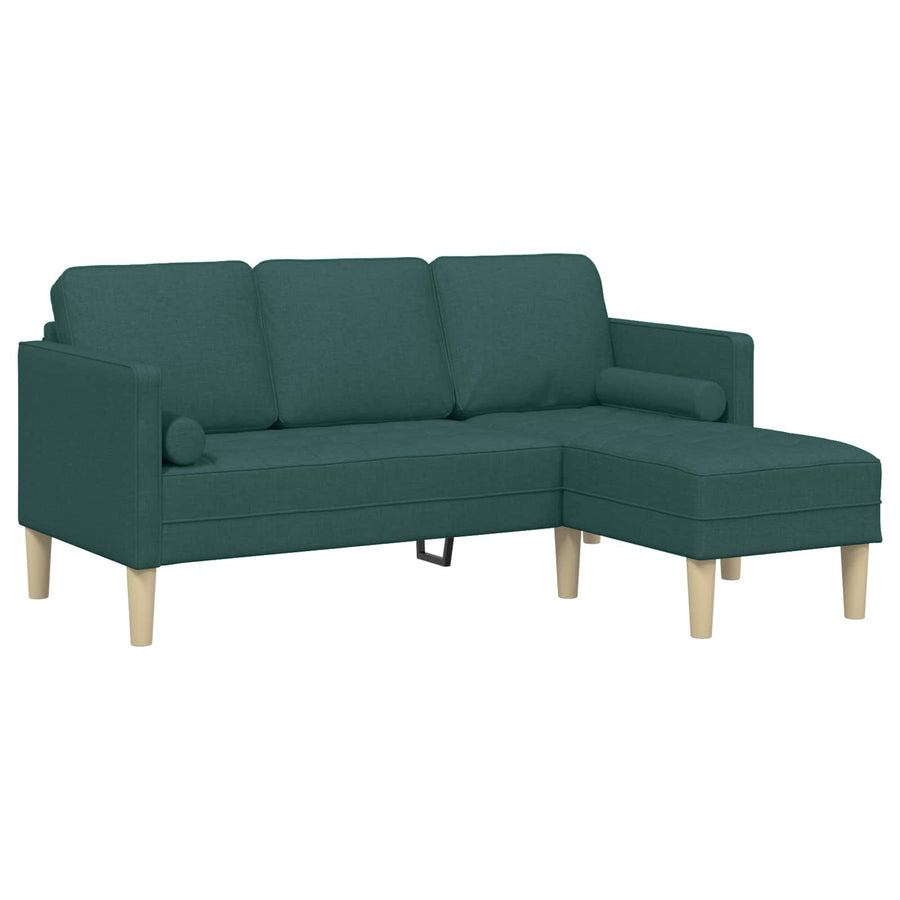 Bankstel Met Kussen 2 Pcs Polyester Donkergroen
