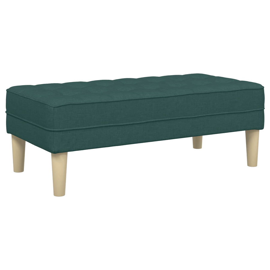 Bankstel Met Kussen 2 Pcs Polyester Donkergroen