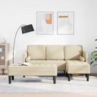Bankstel crème polyester 5 persoons