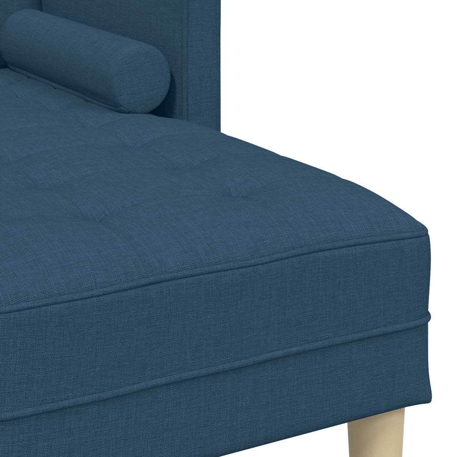 Bankstel 2 Pcs Blauw 173 X 131 X 67 Cm Stof