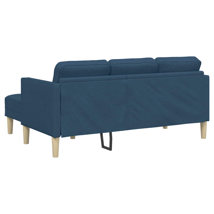 Bankstel 2 Pcs Blauw 173 X 131 X 67 Cm Stof