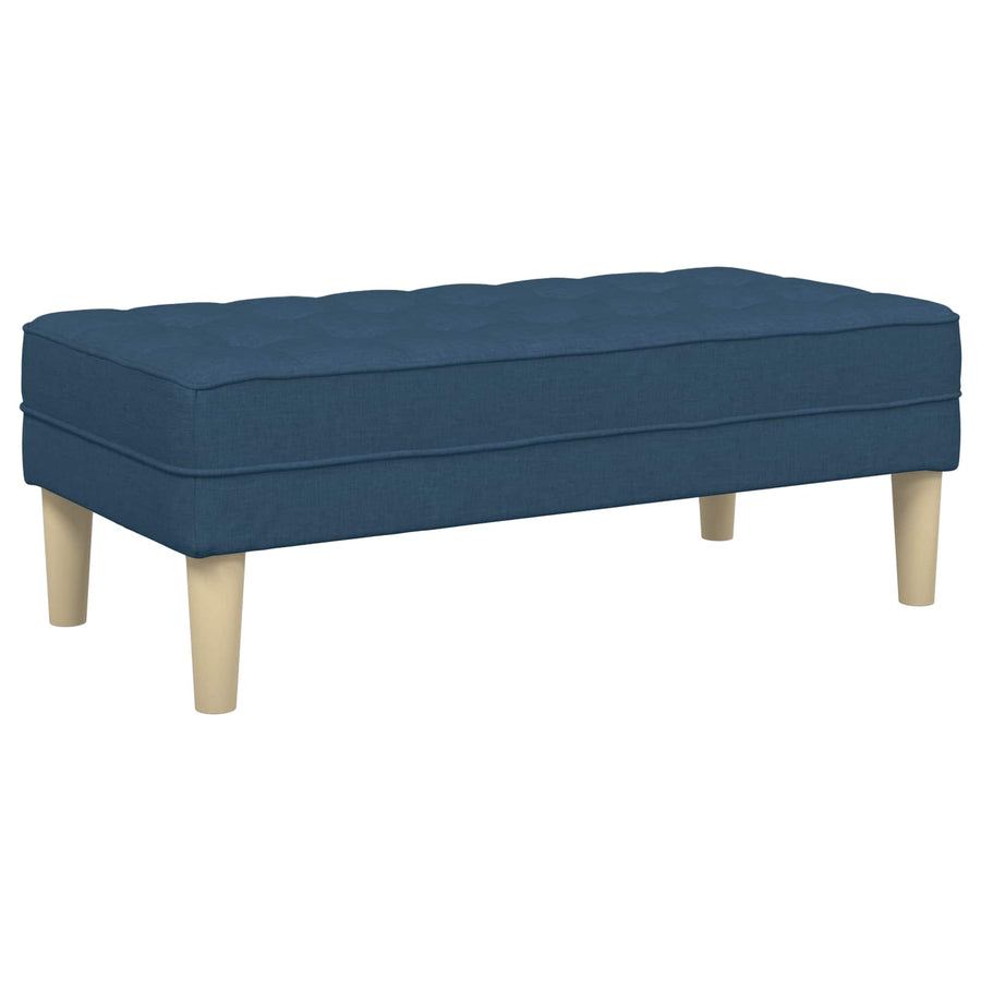 Bankstel 2 Pcs Blauw 173 X 131 X 67 Cm Stof