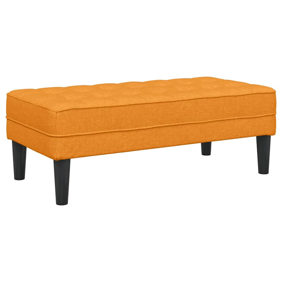 Bankstel 2 Pcs 173 X 131 X 67 Cm Stof Donkergeel