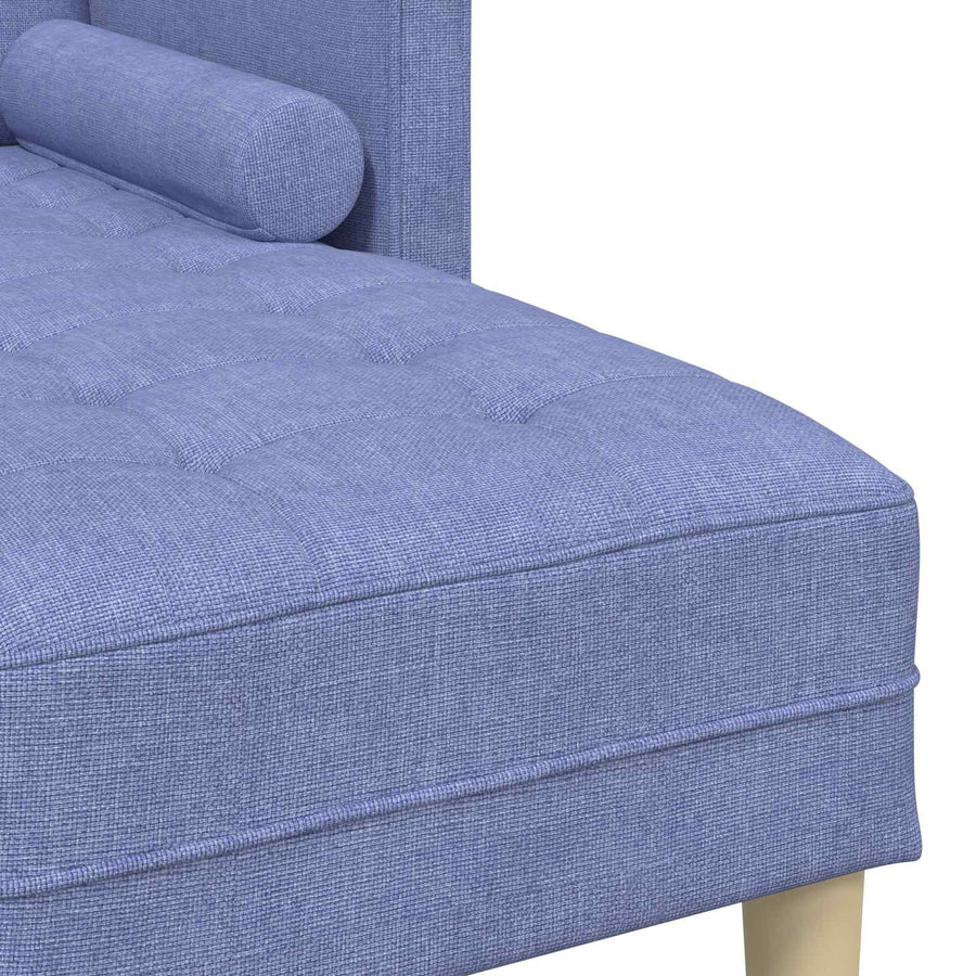 Bankstel Met Kussen 2 Pcs Polyester Jeans blauw