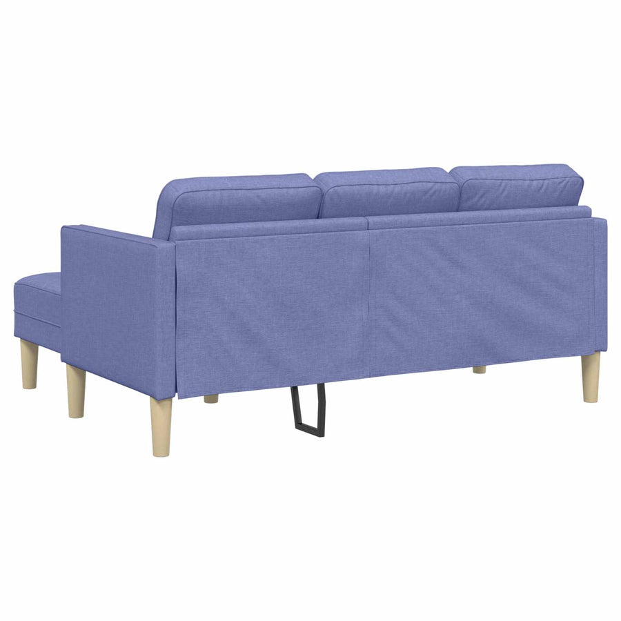 Bankstel Met Kussen 2 Pcs Polyester Jeans blauw