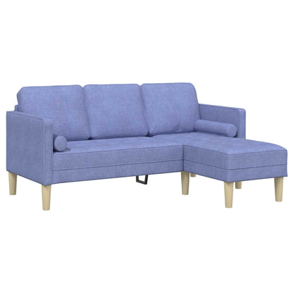Bankstel Met Kussen 2 Pcs Polyester Jeans blauw