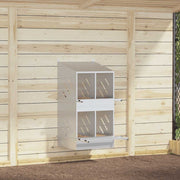 Kippennestkast 4 vakken 54x79x109.5 cm metaal